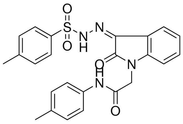 N-(4-METHYLPHENYL)-2-((3Z)-3-{[(4-METHYLPHENYL)SULFONYL]HYDRAZONO}-2-OXO-2,3-DIHYDRO-1H-INDOL-1-YL)ACETAMIDE