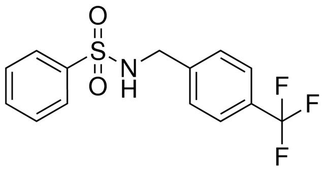 N-(4-TRIFLUOROMETHYL-BENZYL)-BENZENESULFONAMIDE