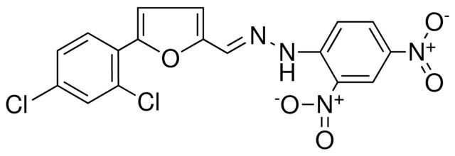 N-(5-(2,4-DICHLORO-PH)-FURAN-2-YLMETHYLENE)-N'-(2,4-DINITRO-PHENYL)-HYDRAZINE