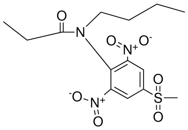 N-BUTYL-2',6'-DINITRO-4'-(METHYLSULFONYL)PROPIONANILIDE