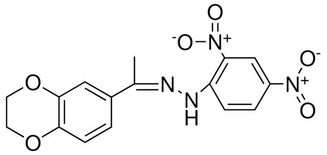 N-(1-(2,3-2H-BENZO(1,4)DIOXIN-6-YL)-ETHYLIDENE)-N'-(2,4-DINITRO-PH)-HYDRAZINE