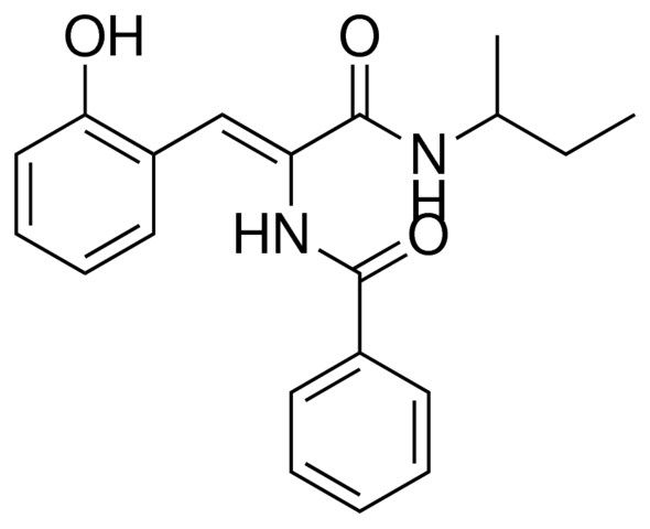 N-(1-((SEC-BUTYLAMINO)CARBONYL)-2-(2-HYDROXYPHENYL)VINYL)BENZAMIDE