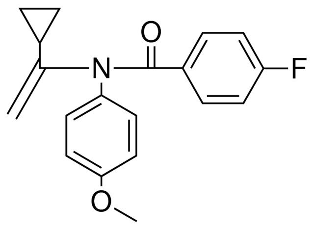 N-(1-CYCLOPROPYL-VINYL)-4-FLUORO-N-(4-METHOXY-PHENYL)-BENZAMIDE