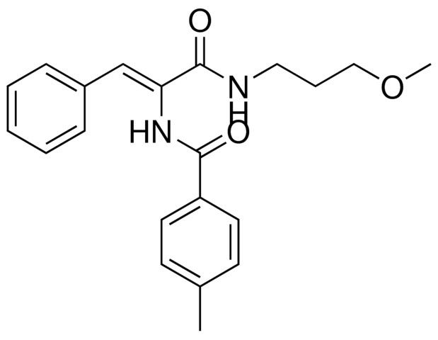 N-(1-(3-METHOXY-PROPYLCARBAMOYL)-2-PHENYL-VINYL)-4-METHYL-BENZAMIDE