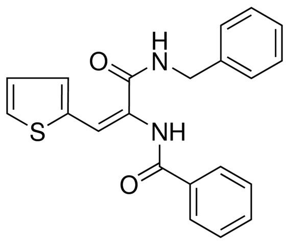 N-(1-BENZYLCARBAMOYL-2-THIOPHEN-2-YL-VINYL)-BENZAMIDE