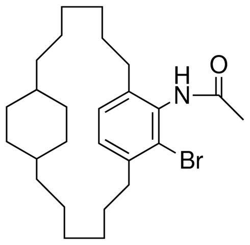 N-(10-BR-TRICYCLO(16.2.2.2(8,11))TETRACOSA-8(24),9,11(23)-TRIEN-9-YL)-ACETAMIDE