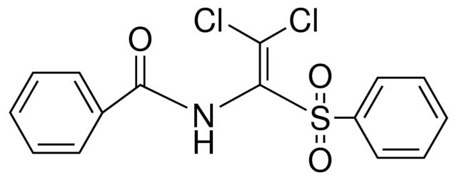 N-(1-BENZENESULFONYL-2,2-DICHLORO-VINYL)-BENZAMIDE