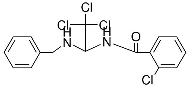 N-(1-BENZYLAMINO-2,2,2-TRICHLORO-ETHYL)-2-CHLORO-BENZAMIDE