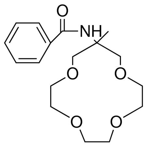 N-(12-METHYL-1,4,7,10-TETRAOXA-CYCLOTRIDEC-12-YL)-BENZAMIDE