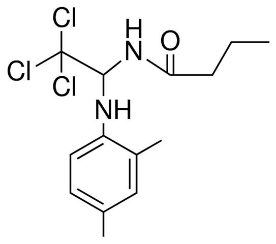 N-(2,2,2-TRICHLORO-1-(2,4-DIMETHYL-PHENYLAMINO)-ETHYL)-BUTYRAMIDE