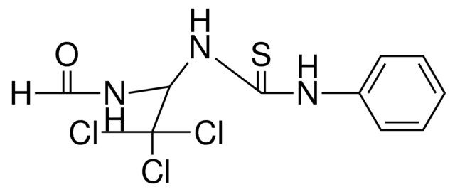 N-(2,2,2-TRICHLORO-1-(3-PHENYL-THIOUREIDO)-ETHYL)-FORMAMIDE