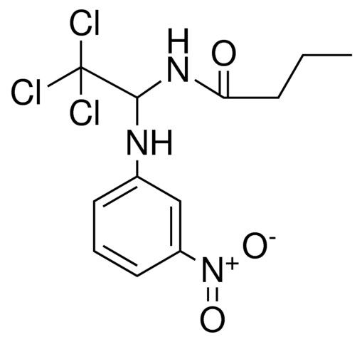 N-(2,2,2-TRICHLORO-1-(3-NITRO-PHENYLAMINO)-ETHYL)-BUTYRAMIDE