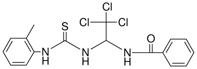 N-(2,2,2-TRICHLORO-1-(3-O-TOLYL-THIOUREIDO)-ETHYL)-BENZAMIDE