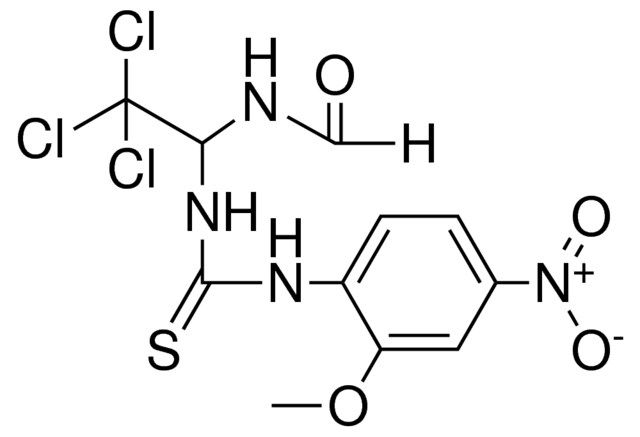 N-(2,2,2-TRICHLORO-1-(3-(2-METHOXY-4-NITRO-PHENYL)-THIOUREIDO)-ETHYL)-FORMAMIDE