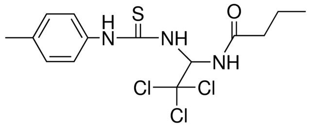 N-(2,2,2-TRICHLORO-1-(3-P-TOLYL-THIOUREIDO)-ETHYL)-BUTYRAMIDE