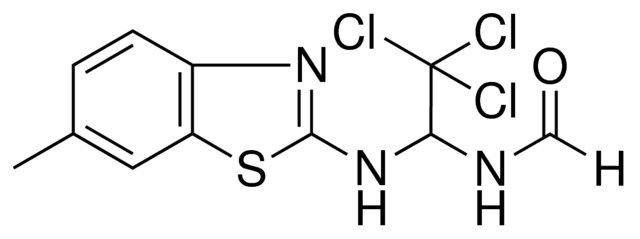 N-(2,2,2-TRICHLORO-1-(6-METHYL-BENZOTHIAZOL-2-YLAMINO)-ETHYL)-FORMAMIDE