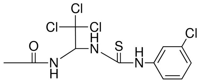 N-(2,2,2-TRICHLORO-1-(3-(3-CHLORO-PHENYL)-THIOUREIDO)-ETHYL)-ACETAMIDE