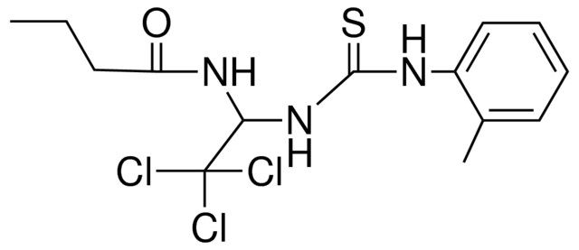 N-(2,2,2-TRICHLORO-1-(3-O-TOLYL-THIOUREIDO)-ETHYL)-BUTYRAMIDE