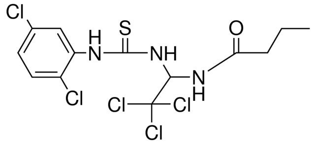 N-(2,2,2-TRICHLORO-1-(3-(2,5-DICHLORO-PHENYL)-THIOUREIDO)-ETHYL)-BUTYRAMIDE