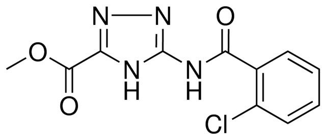 METHYL 5-((2-CHLOROBENZOYL)AMINO)-4H-1,2,4-TRIAZOLE-3-CARBOXYLATE