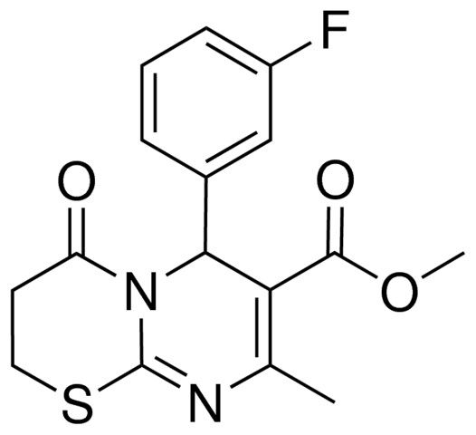 METHYL 6-(3-FLUOROPHENYL)-8-METHYL-4-OXO-3,4-DIHYDRO-2H,6H-PYRIMIDO[2,1-B][1,3]THIAZINE-7-CARBOXYLATE