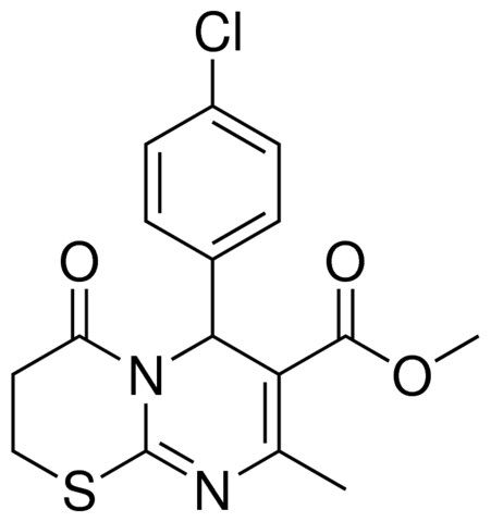 METHYL 6-(4-CHLOROPHENYL)-8-METHYL-4-OXO-3,4-DIHYDRO-2H,6H-PYRIMIDO[2,1-B][1,3]THIAZINE-7-CARBOXYLATE