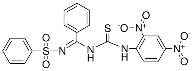 N-((3-(2,4-DINITRO-PHENYL)-THIOUREIDO)-PHENYL-METHYLENE)-BENZENESULFONAMIDE