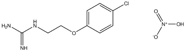 N-[2-(4-chlorophenoxy)ethyl]guanidine, nitrate salt