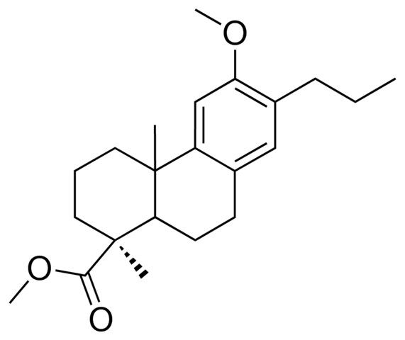 methyl (4alpha)-12-methoxy-13-propylpodocarpa-9(11),8(14),12-trien-15-oate