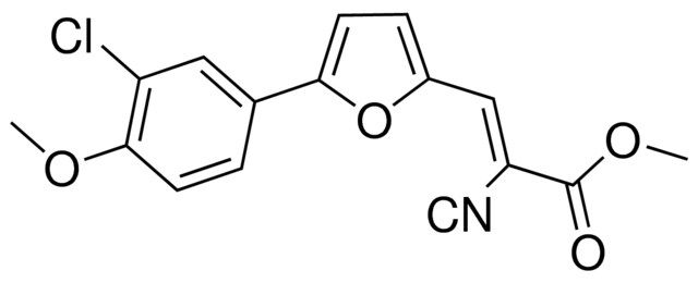 METHYL 3-(5-(3-CHLORO-4-METHOXYPHENYL)-2-FURYL)-2-CYANO-2-PROPENOATE