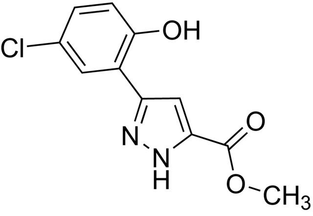 Methyl 3-(5-chloro-2-hydroxyphenyl)-1<i>H</i>-pyrazole-5-carboxylate