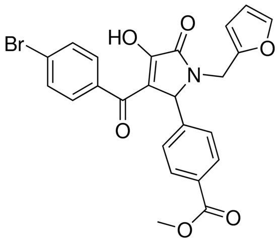 METHYL 4-[3-(4-BROMOBENZOYL)-1-(2-FURYLMETHYL)-4-HYDROXY-5-OXO-2,5-DIHYDRO-1H-PYRROL-2-YL]BENZOATE