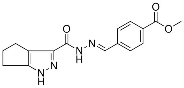 METHYL 4-{(E)-[(1,4,5,6-TETRAHYDROCYCLOPENTA[C]PYRAZOL-3-YLCARBONYL)HYDRAZONO]METHYL}BENZOATE