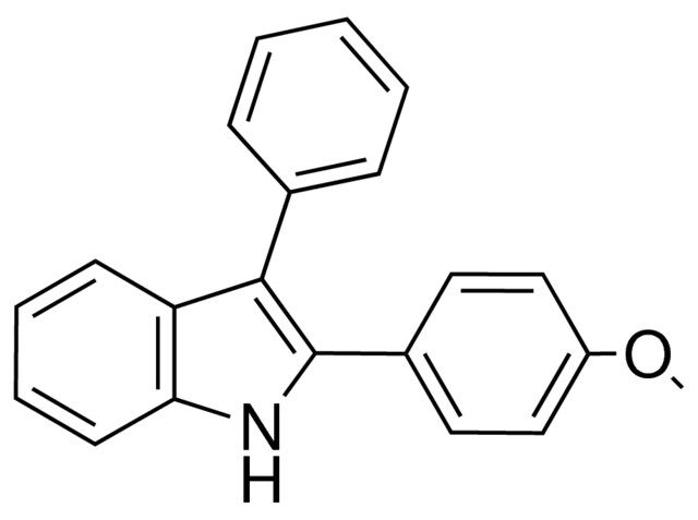 methyl 4-(3-phenyl-1H-indol-2-yl)phenyl ether