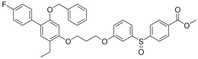 METHYL 4-[[3-(3-[[6-(BENZYLOXY)-3-ETHYL-4'-FLUORO[1,1'-BIPHENYL]-4-YL]OXY]PROPOXY)PHENYL]SULFINYL]BENZOATE