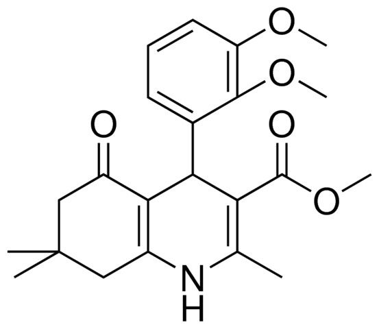 METHYL 4-(2,3-DIMETHOXYPHENYL)-2,7,7-TRIMETHYL-5-OXO-1,4,5,6,7,8-HEXAHYDRO-3-QUINOLINECARBOXYLATE