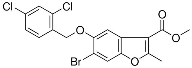 METHYL 6-BROMO-5-((2,4-DICHLOROBENZYL)OXY)-2-METHYL-1-BENZOFURAN-3-CARBOXYLATE