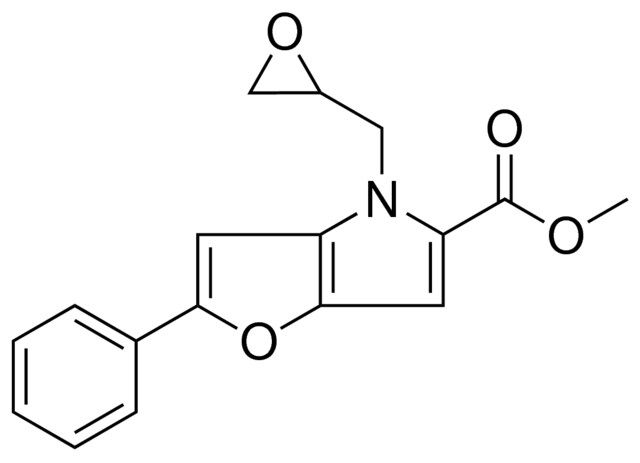 METHYL 4-(2-OXIRANYLMETHYL)-2-PHENYL-4H-FURO(3,2-B)PYRROLE-5-CARBOXYLATE