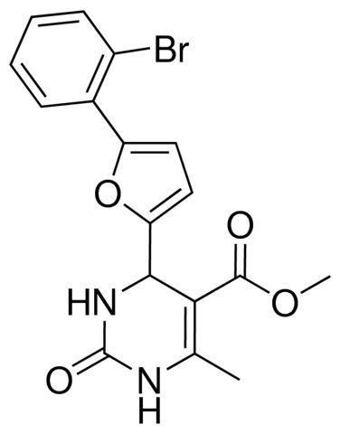 METHYL 4-(5-(2-BROMOPHENYL)-2-FURYL)-6-METHYL-2-OXO-1,2,3,4-TETRAHYDRO-5-PYRIMIDINECARBOXYLATE