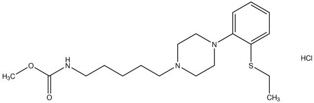 methyl 5-{4-[2-(ethylsulfanyl)phenyl]-1-piperazinyl}pentylcarbamate hydrochloride