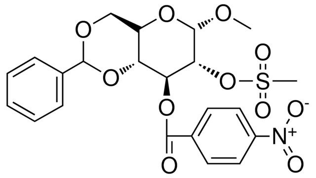 METHYL 4,6-O-BENZYLIDENE-2-O-(METHYLSULFONYL)-3-O-(4-NITROBENZOYL)-ALPHA-D-GLUCOPYRANOSIDE