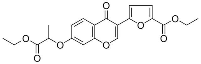 ETHYL 5-[7-(2-ETHOXY-1-METHYL-2-OXOETHOXY)-4-OXO-4H-CHROMEN-3-YL]-2-FUROATE