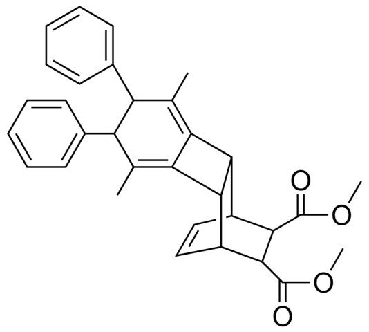 DIMETHYL 4,7-DIMETHYL-5,6-DIPHENYLTETRACYCLO[8.2.2.0(2,9).0(3,8)]TETRADECA-3,7,13-TRIENE-11,12-DICARBOXYLATE