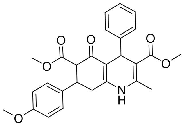 DIMETHYL 7-(4-METHOXYPHENYL)-2-METHYL-5-OXO-4-PHENYL-1,4,5,6,7,8-HEXAHYDRO-3,6-QUINOLINEDICARBOXYLATE