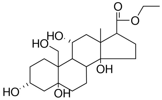 ET 3-ALPHA,5,11-ALPHA,14,19-PENTA-HO-5-BETA,14-BETA-ANDROSTANE-17-B-CARBOXYLATE