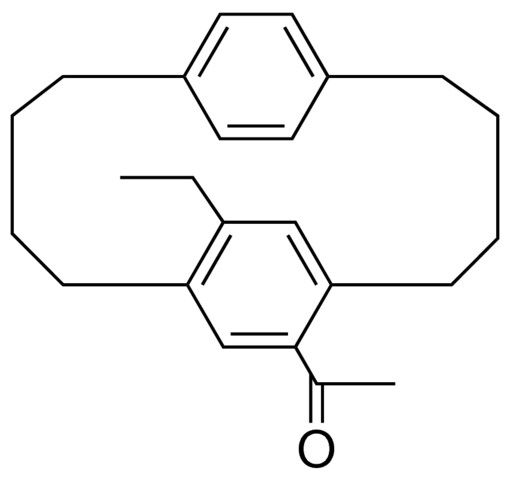 ET-TRICYCLO(12.2.2.2(6,9))EICOSA-1(17),6(20),7,9(19),14(18)15-HEXAEN-YL-ETHANONE