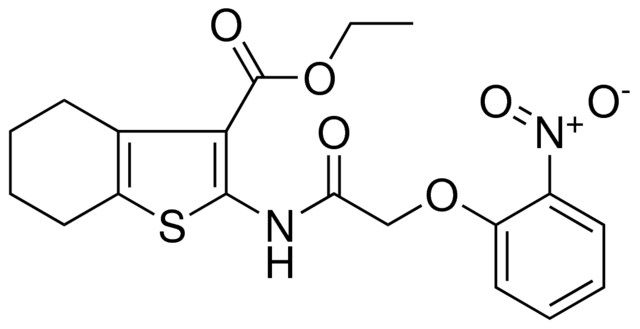 ET 2(((2-NITROPHENOXY)AC)AMINO)4,5,6,7-TETRAHYDRO-1-BENZOTHIOPHENE-3-CARBOXYLATE