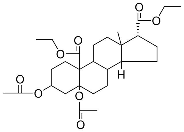 ET 3-BETA,5-DIACETOXY-17-ALPHA-ETHOXYCARBONYL-5-BETA,14-BETA-ANDROSTAN-19-OATE