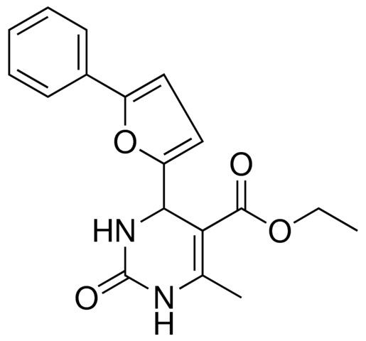 ET 6-ME-2-OXO-4-(5-PHENYL-2-FURYL)-1,2,3,4-TETRAHYDRO-5-PYRIMIDINECARBOXYLATE