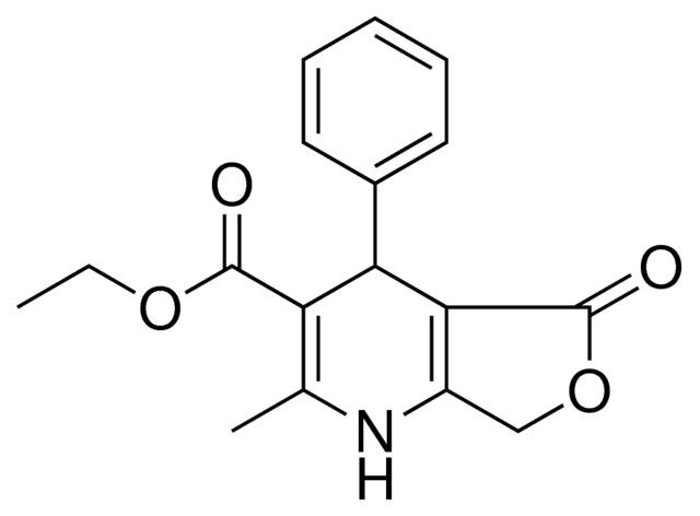 ET 2-METHYL-5-OXO-4-PHENYL-1,4,5,7-TETRAHYDROFURO(3,4-B)PYRIDINE-3-CARBOXYLATE